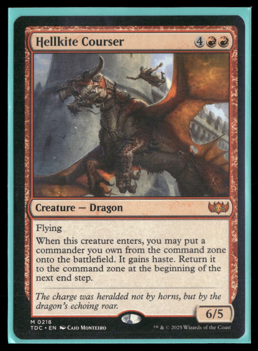 Commander: Tarkir: Dragonstorm Hellkite Courser #218