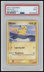 2007 Pokemon Pop Series 5 Pikachu 9 PSA #12