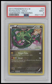 2013 Pokemon Black & White Legendary Treasures Rayquaza-Holo 9 PSA #93