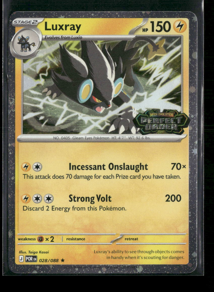 Miscellaneous Cards & Products Luxray (Perfect Order Stamped) #028/088