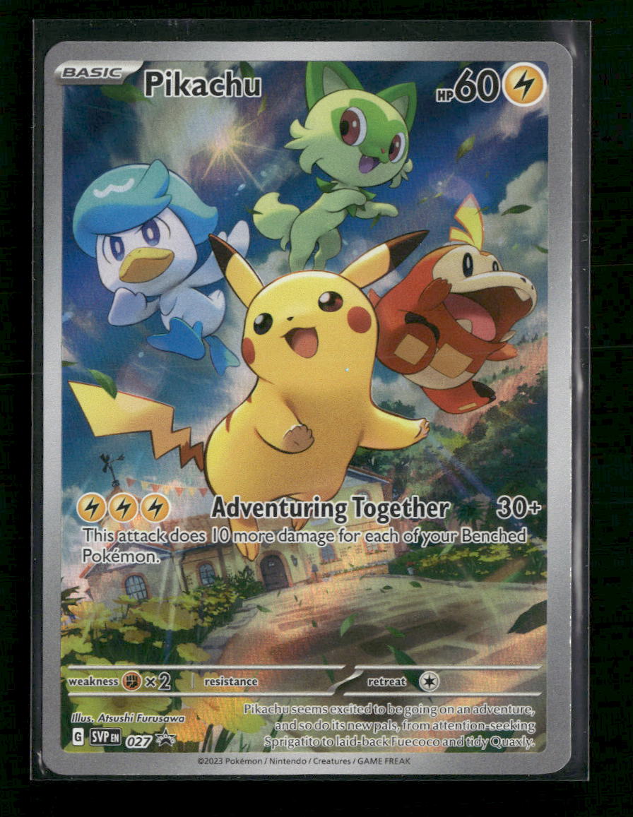 SV: Scarlet & Violet Promo Cards Pikachu #027