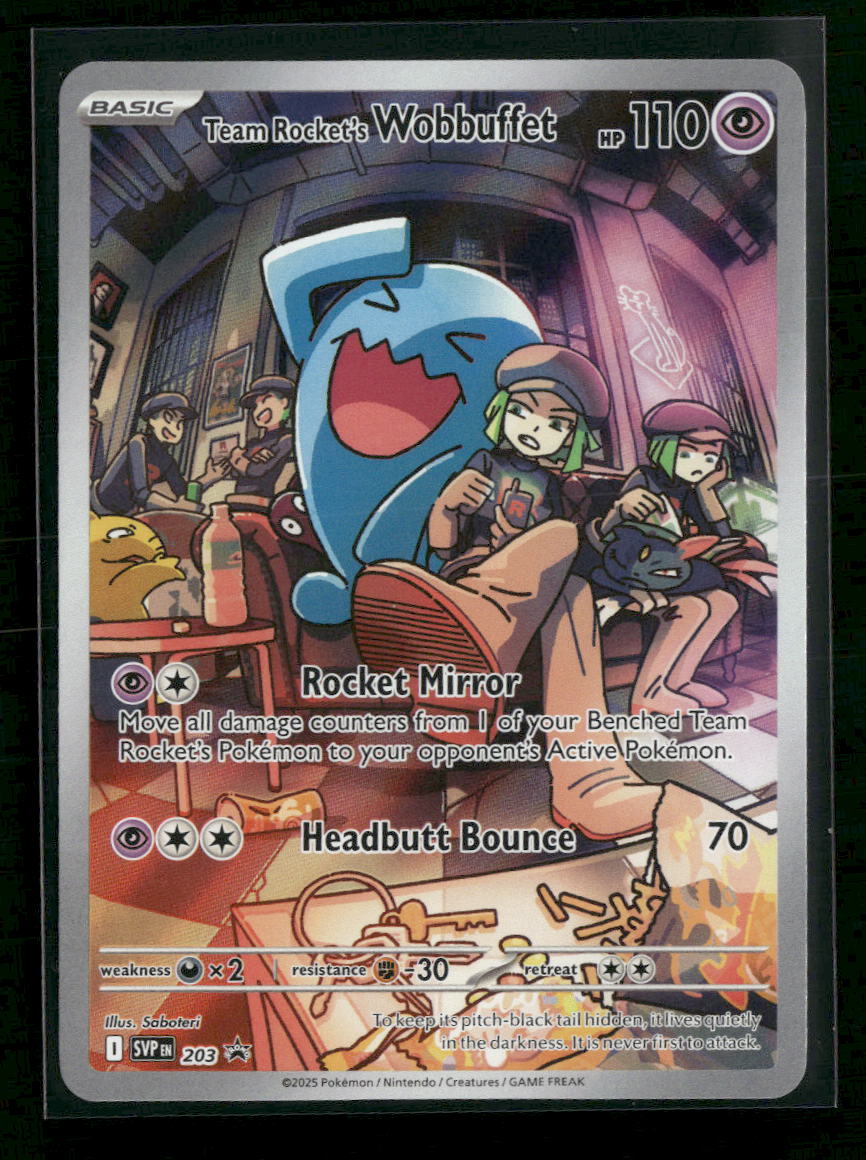SV: Scarlet & Violet Promo Cards Team Rocket's Wobbuffet #203