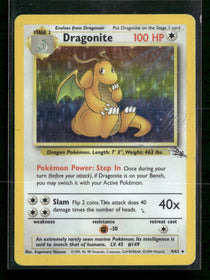 Fossil Dragonite (4) #04/62 *Damaged*