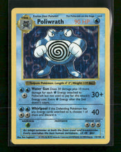 Base Set (Shadowless) Poliwrath #013/102