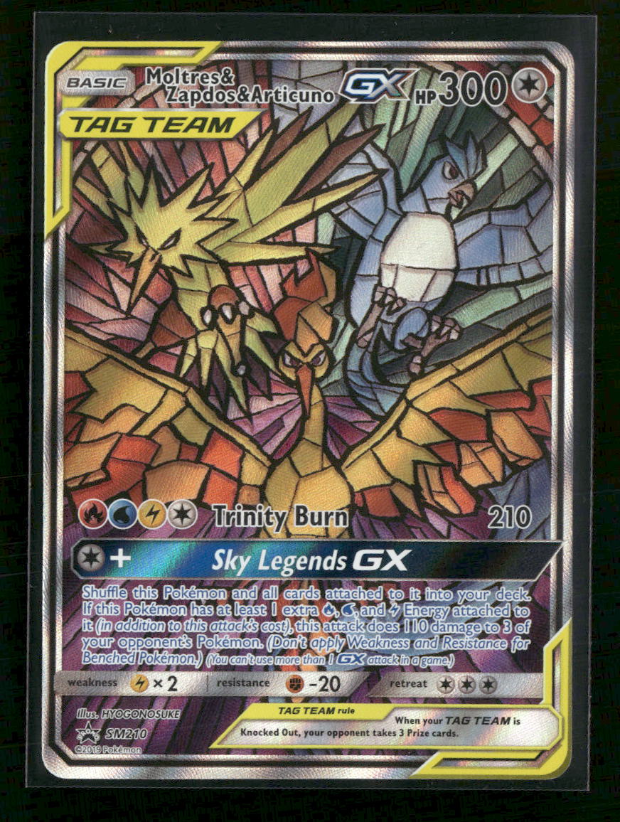 SM Promos Moltres & Zapdos & Articuno GX #SM210