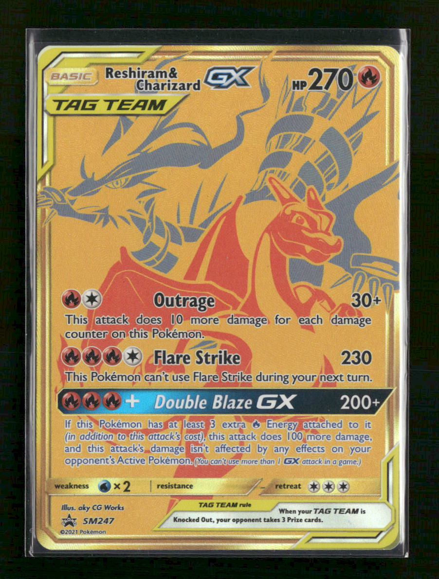 SM Promos Reshiram & Charizard GX #SM247