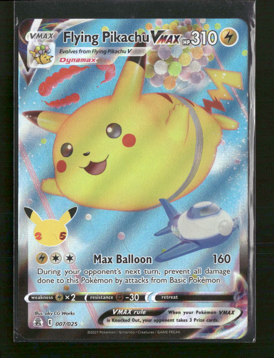 Celebrations Flying Pikachu VMAX #007/025