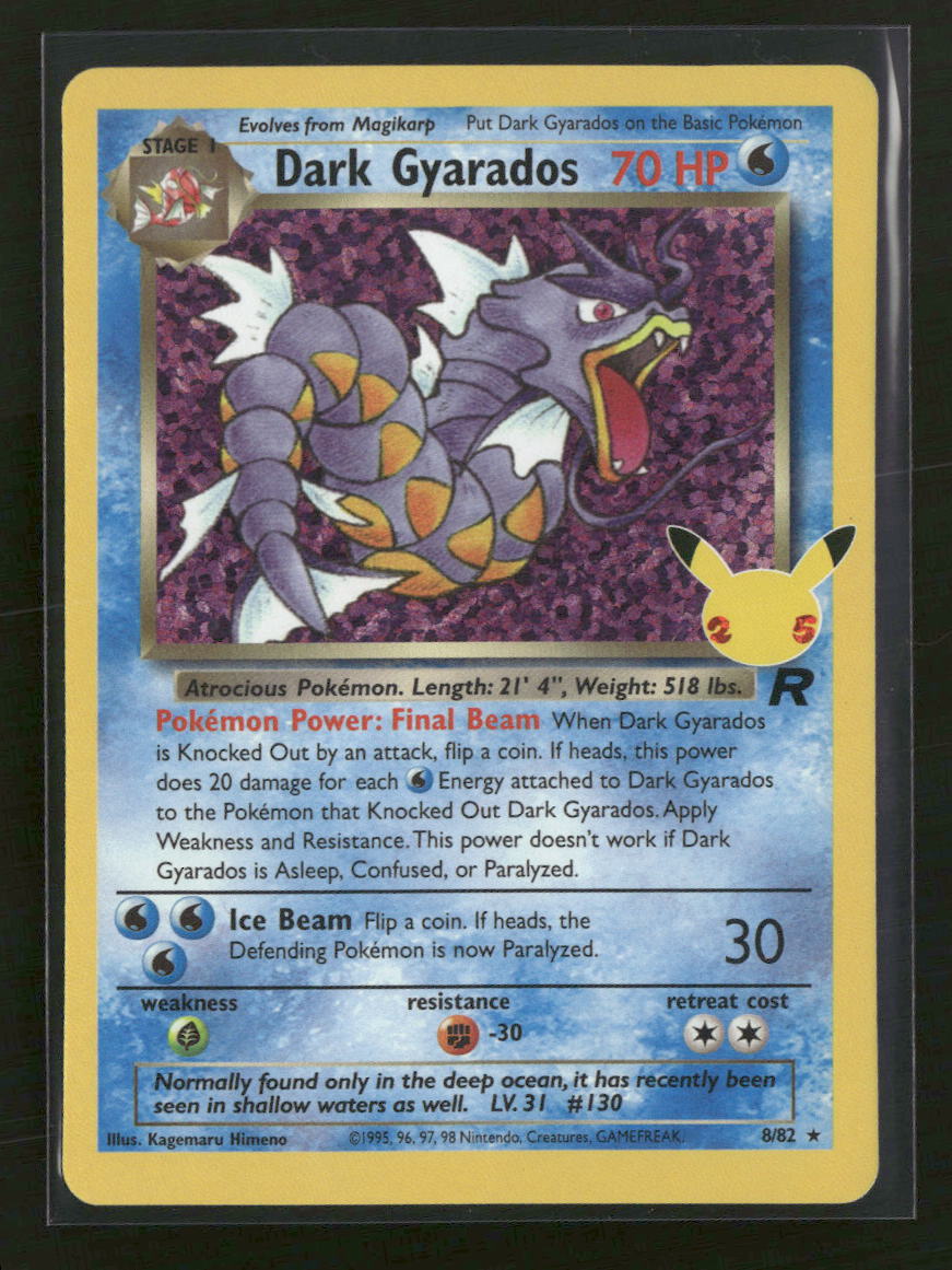 Celebrations: Classic Collection Dark Gyarados #8/82