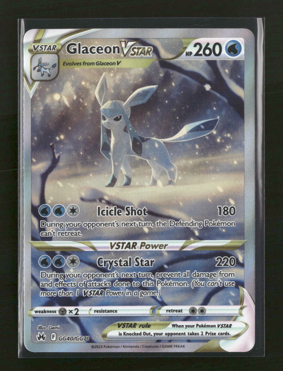 SWSH: Crown Zenith: Galarian Gallery Glaceon VSTAR #GG40/GG70