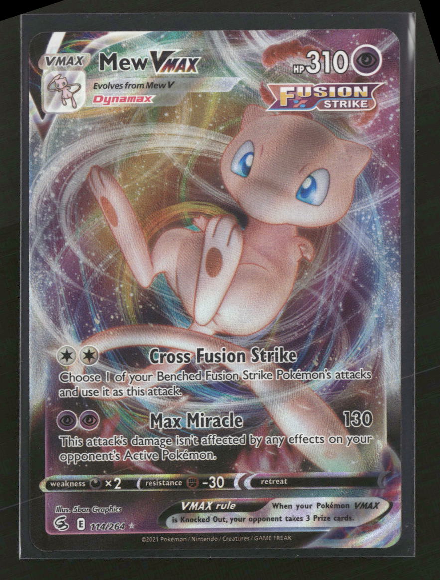 SWSH08: Fusion Strike Mew VMAX #114/264