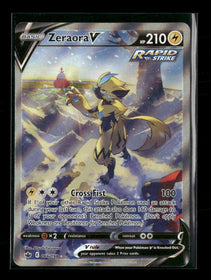SWSH06: Chilling Reign Zeraora V (Alternate Full Art) #166/198 *Damaged*