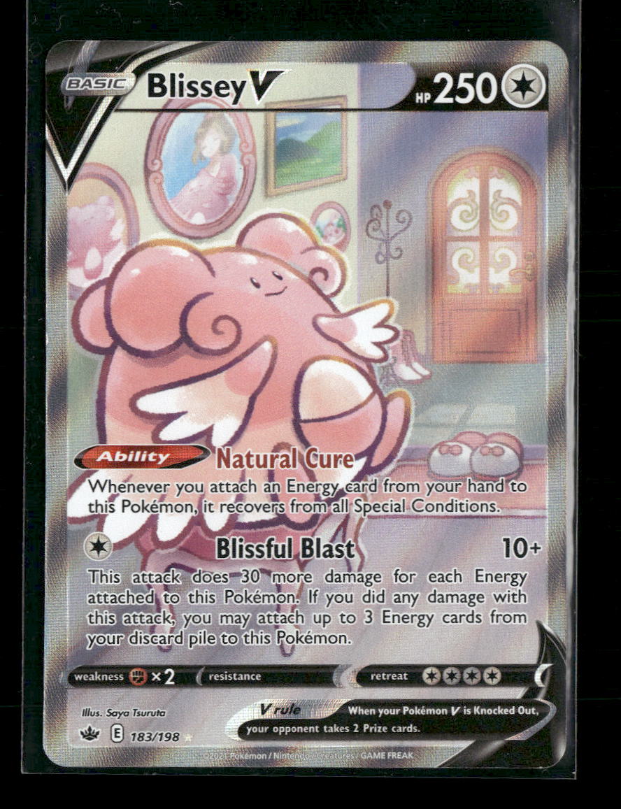 SWSH06: Chilling Reign Blissey V (Alternate Full Art) #183/198