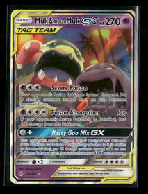 SM - Unbroken Bonds Muk & Alolan Muk GX #61/214