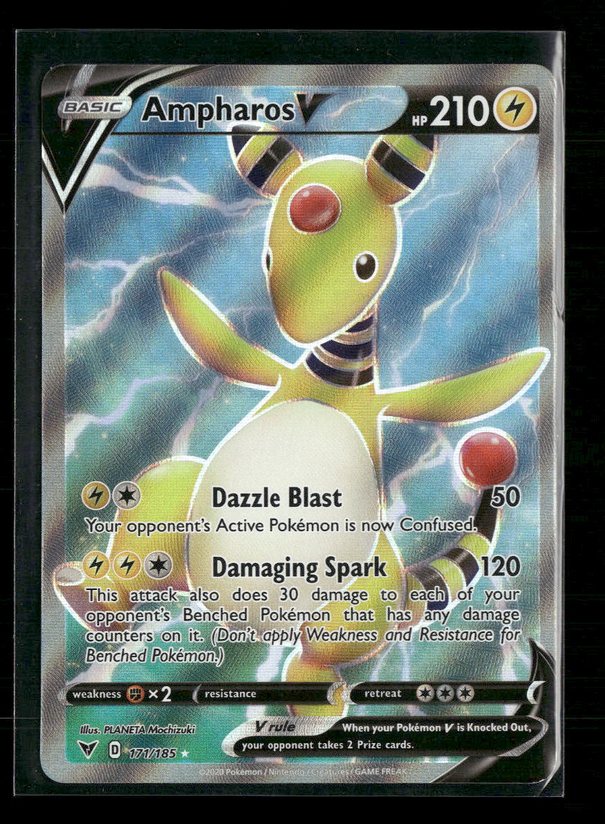 SWSH04: Vivid Voltage Ampharos V (Full Art) #171/185