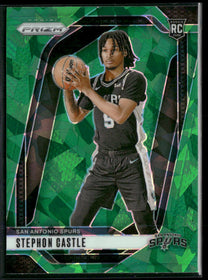 2024-25 Panini Prizm Prizms Green Ice Stephon Castle #234