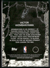 2025-26 Topps Chrome Cactus Jack Victor Wembanyama #59