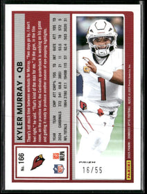 2025 Donruss Optic Blue Mojo Kyler Murray #/55 #166