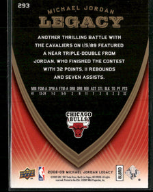 2008-09 Upper Deck Michael Jordan Legacy Collection Michael Jordan #288
