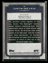 2019 Topps UFC Museum Collection Gold Justin Gaethje #/75 #45