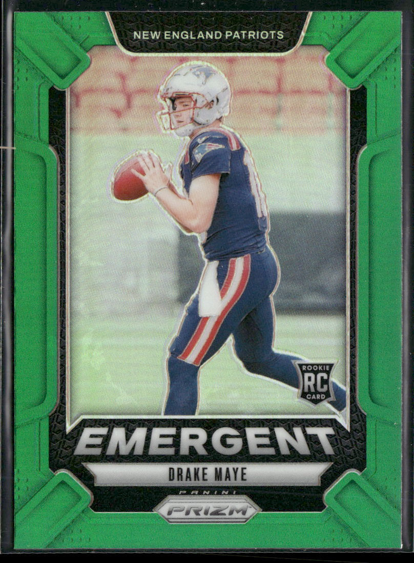 2024 Panini Prizm Emergent Green Prizm Drake Maye #4