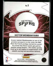 2023-24 Panini Mosaic Thunder Road Victor Wembanyama #8