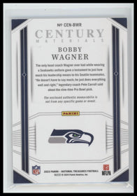 2023 Panini N. T. Century Materials Holo Gold Bobby Wagner #/10 #CEN-BWR