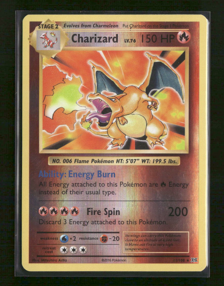 XY - Evolutions Charizard Reverse Holo #11/108