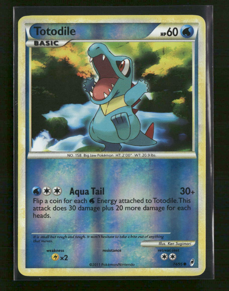 Call of Legends Totodile Reverse Holo #74/95