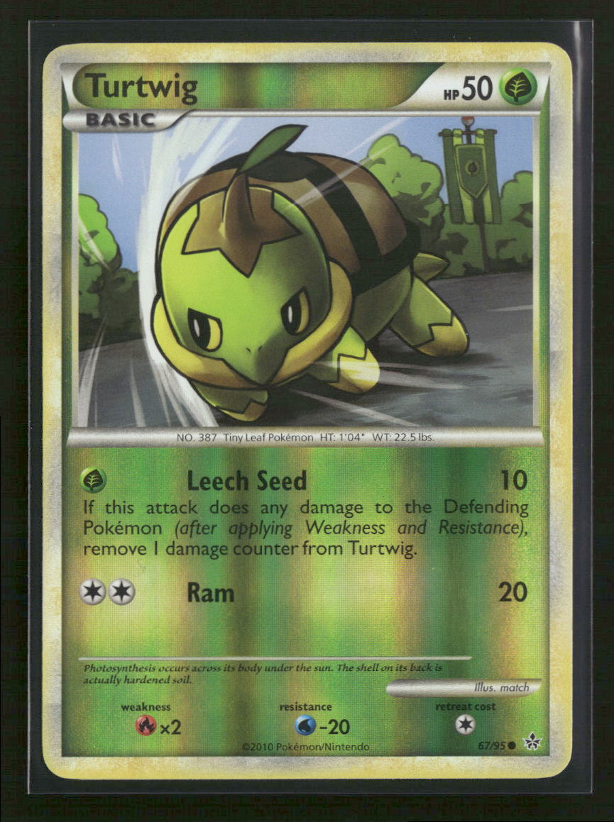 Unleashed Turtwig Reverse Holo #67/95