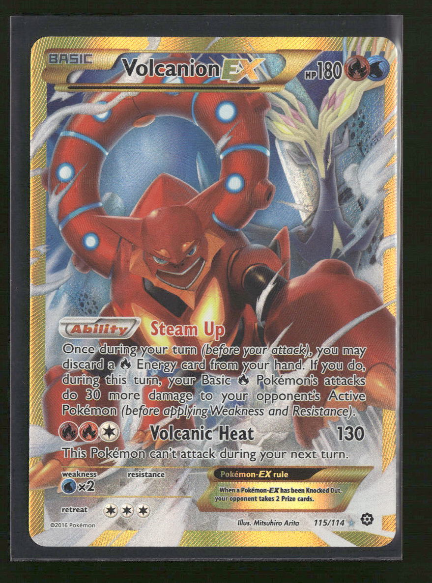 XY - Steam Siege Volcanion EX (Secret) #115/114