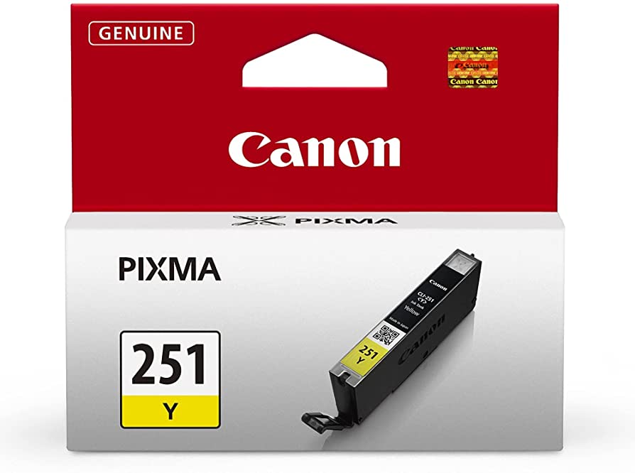 New, Pre-Owned - Canon CLI-251 Yellow Ink Cartridge