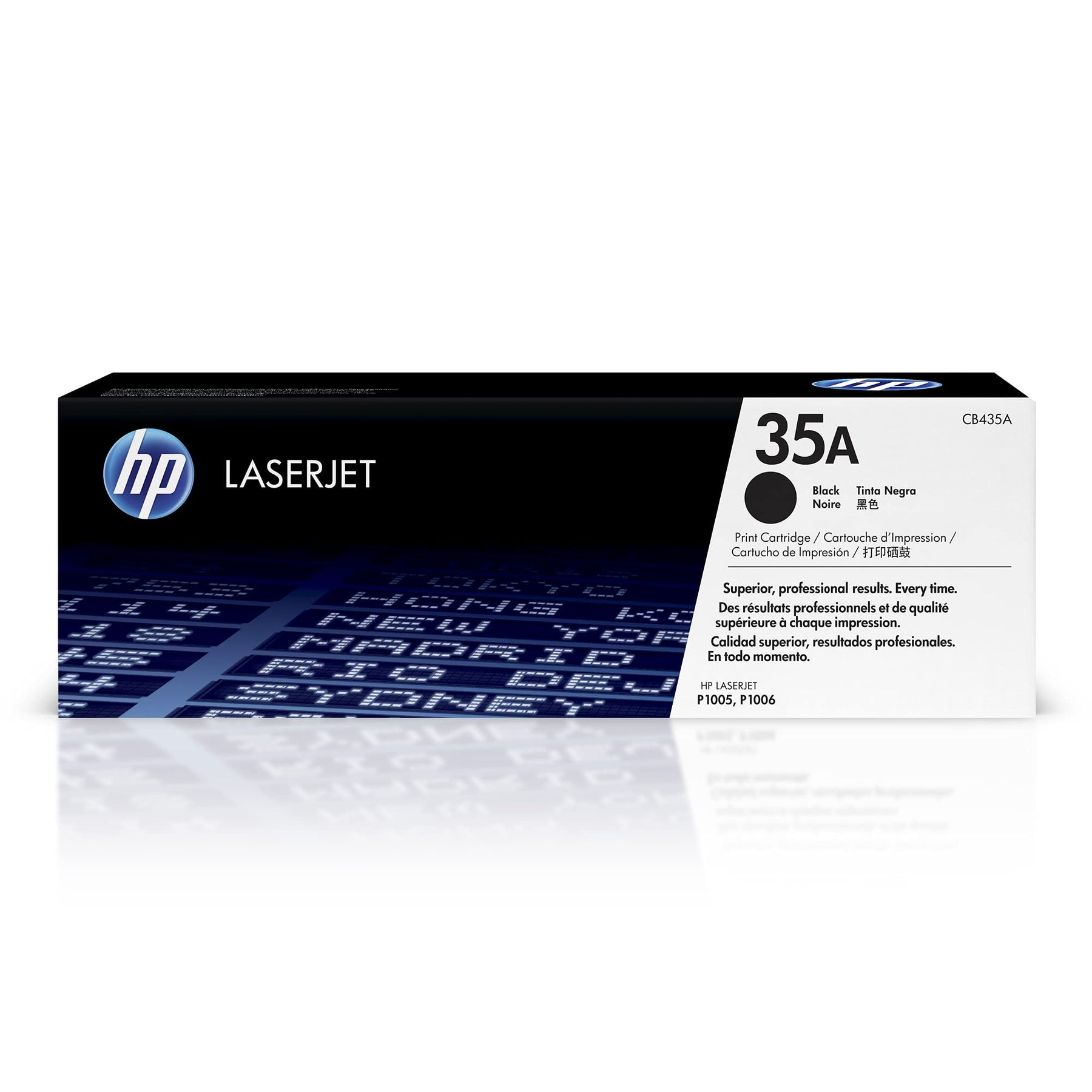 New, Pre-Owned - HP 35A Standard Yield Black LaserJet Toner Cartridge, CB435A
