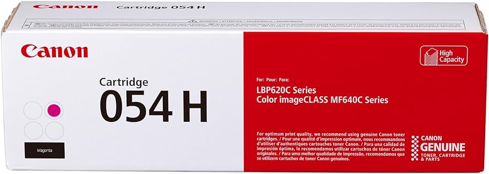 New, Pre-Owned -  054H High Yield Magenta LaserJet Toner Cartridge, 3026C001