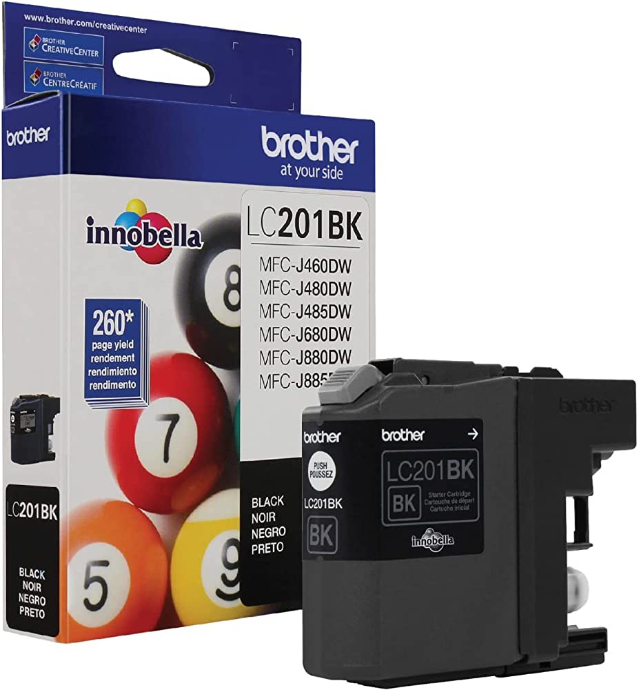 New, Pre-Owned - Brother LC201 Black Ink Cartridge