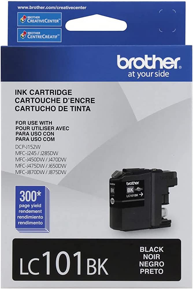 New, Pre-Owned - Brother LC101 Black Ink Cartridge