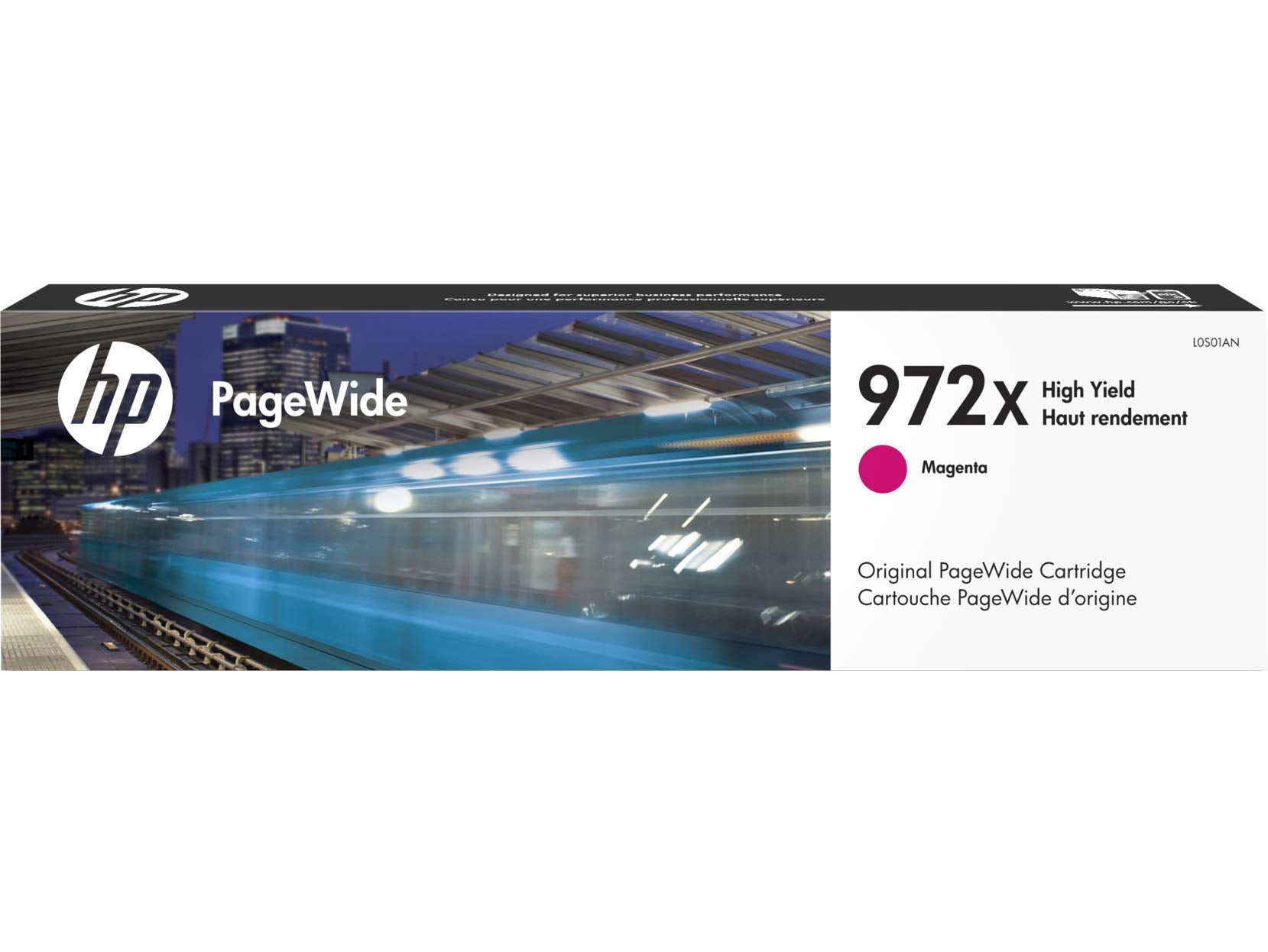 New, Pre-Owned - HP 972X (L0S01AN) Magenta Ink Cartridge