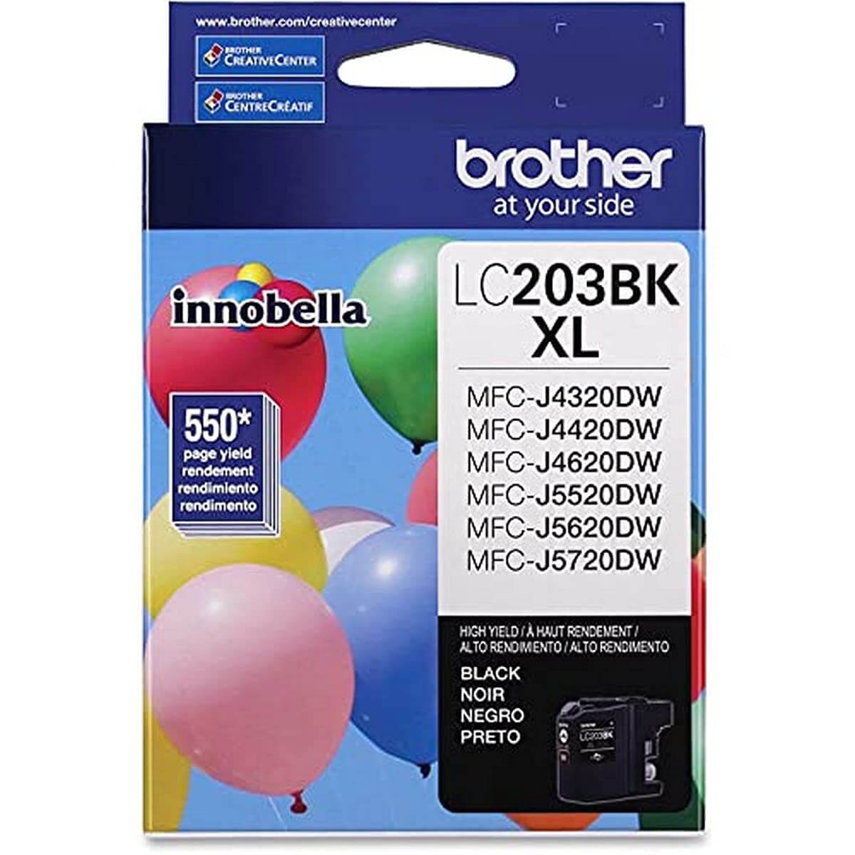 New, Pre-Owned - Brother LC203BKXL High Yield Black Ink Cartridge