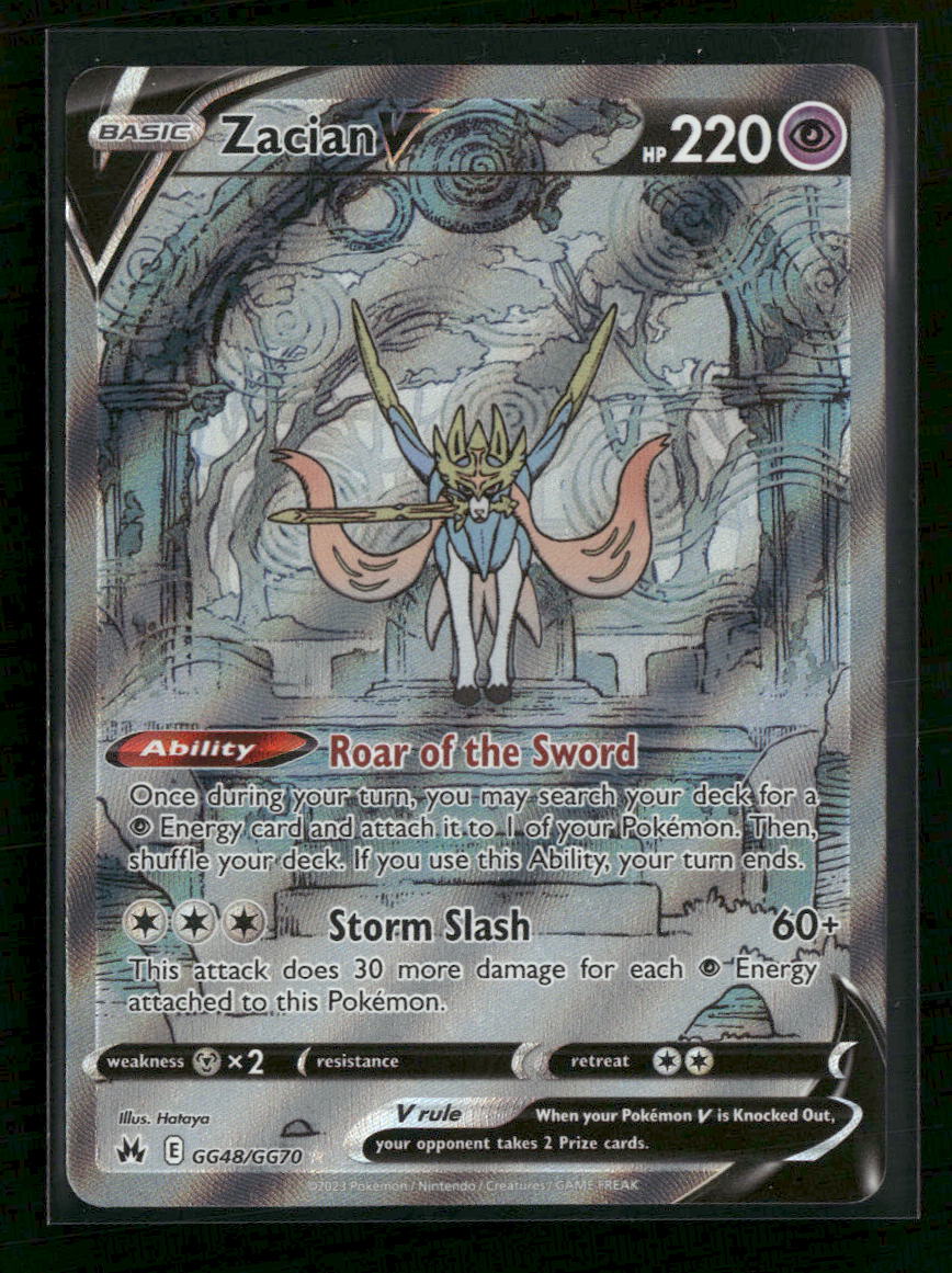 SWSH: Crown Zenith: Galarian Gallery Zacian V #GG48/GG70