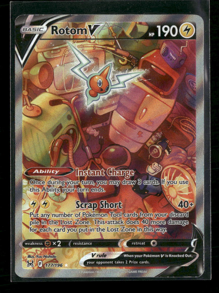SWSH11: Lost Origin Rotom V (Alternate Full Art) #177/196