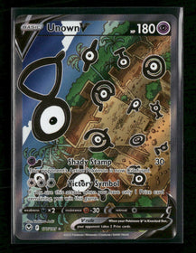 SWSH12: Silver Tempest Unown V (Alternate Full Art) #177/195
