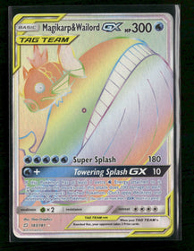 SM - Team Up Magikarp & Wailord GX (Secret) #183/181