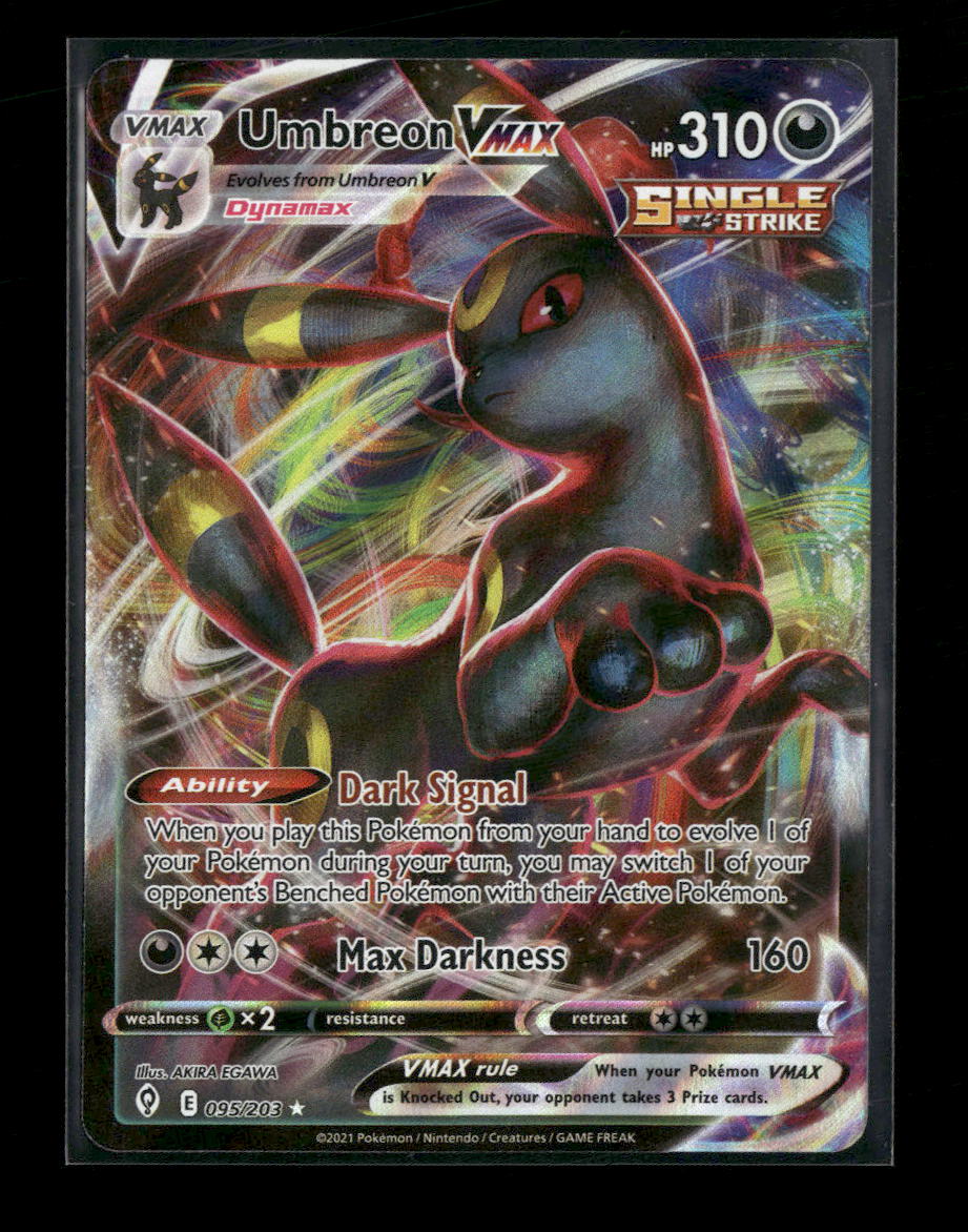 SWSH07: Evolving Skies Umbreon VMAX #095/203