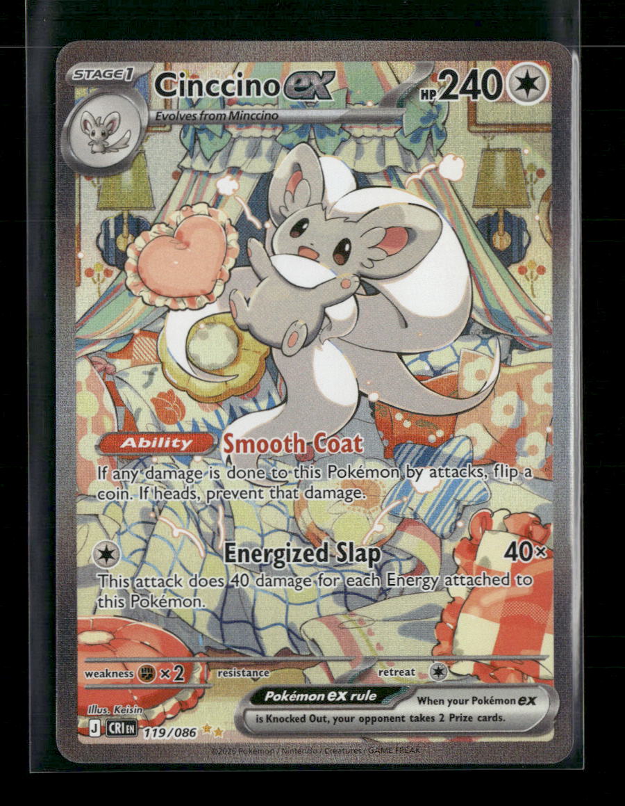 ME04: Chaos Rising Cinccino ex #119/086