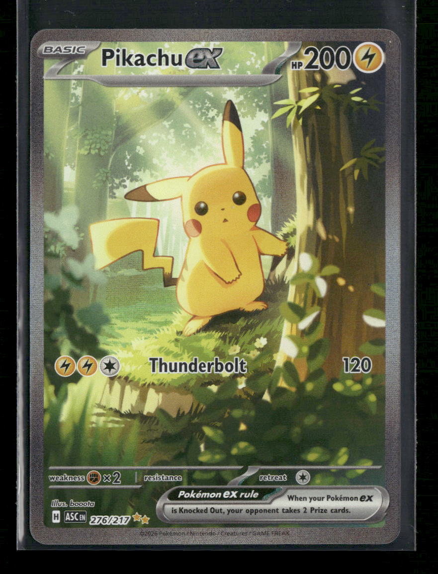 ME: Ascended Heroes Pikachu ex #276/217