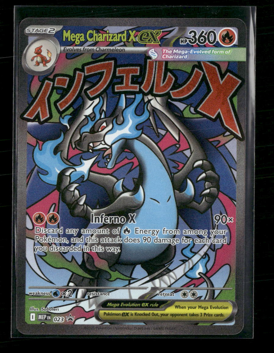 ME: Mega Evolution Promo Mega Charizard X ex #023