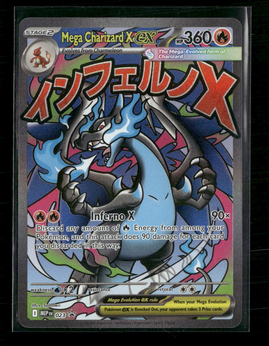 ME: Mega Evolution Promo Mega Charizard X ex #023