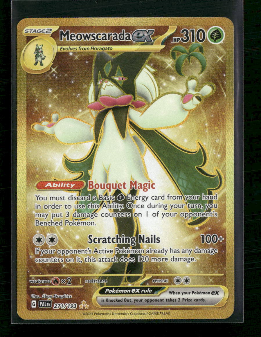 SV02: Paldea Evolved Meowscarada ex #271/193