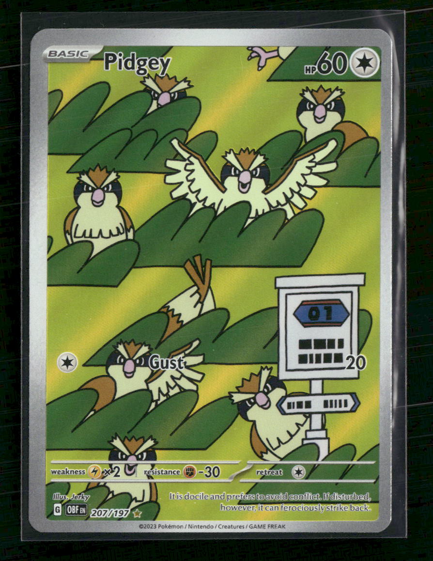 SV03: Obsidian Flames Pidgey #207/197