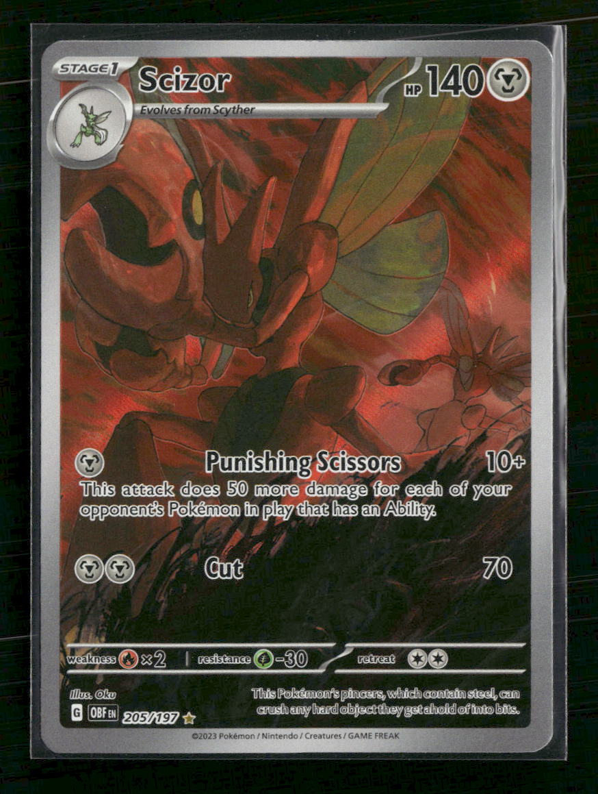 SV03: Obsidian Flames Scizor #205/197