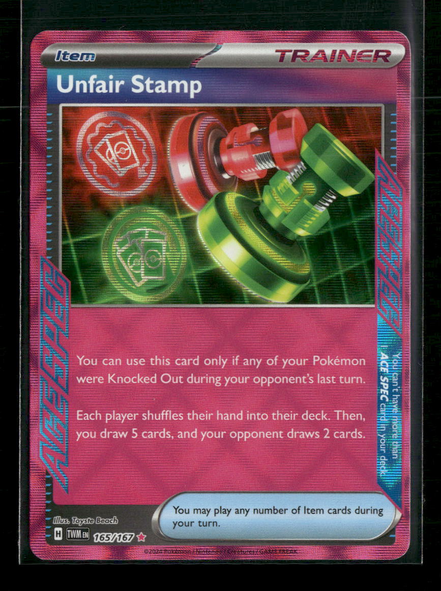 SV06: Twilight Masquerade Unfair Stamp #165/167